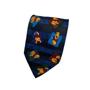 Disney Winnie the Pooh Tie Exquisite Apparel Bees & Honey Pot  56.5" x‎ 3.75"